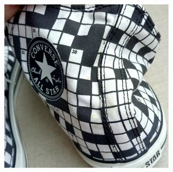 Converse US 12 Crossword Puzzle Lace-Up Sneakers - Picture 7 of 9